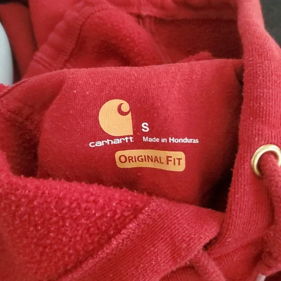 Carhartt Men's Red Hoodie - Picture 5 of 5